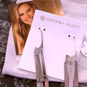 Kendra Scott silver earrings